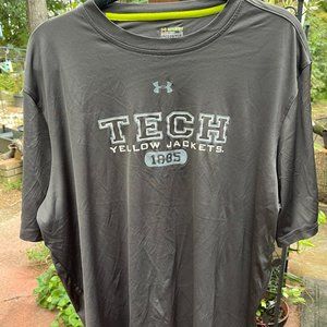 Georgia Tech Yellow Jackets Under Armour Shirt Mens XL Stretch